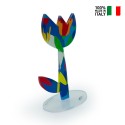 Pop-Art-Stil farbigen Plexiglas Blume dekorative Skulptur Tulpe Rabatte