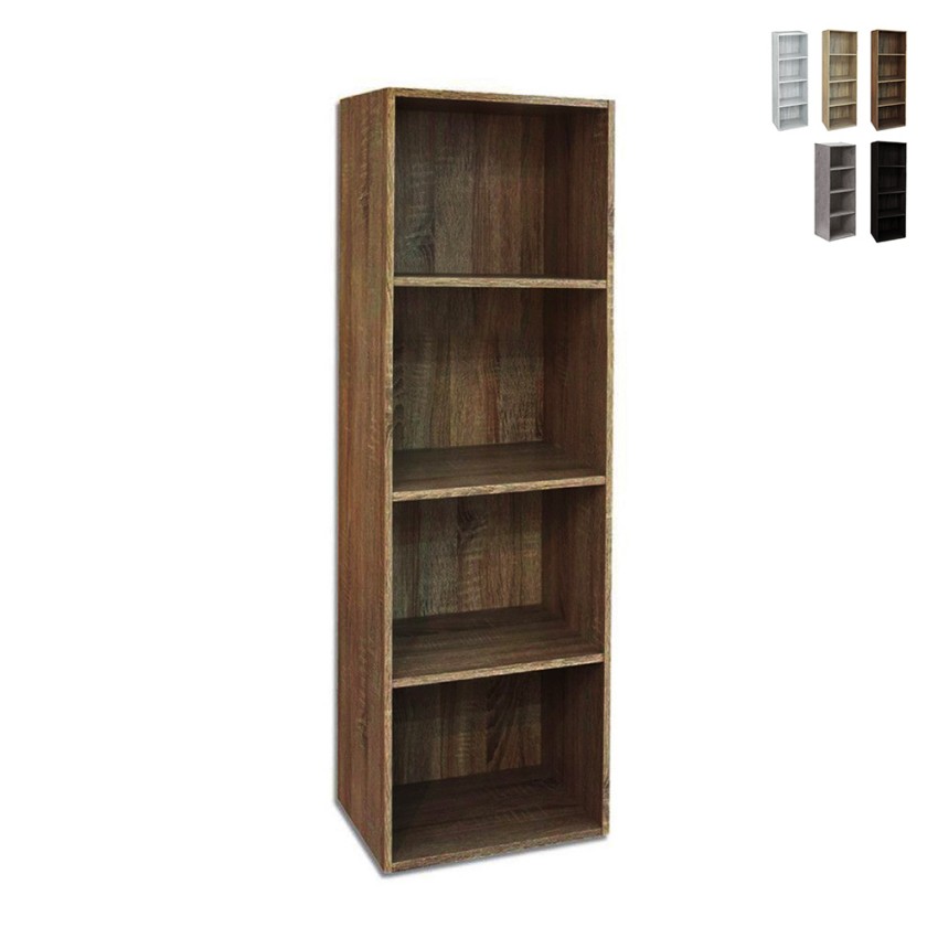 Bücherregal Wohnzimmer Büro 4 Regalböden 40x132 cm Holzregal Duval Aktion Bücherregal Wohnzimmer Büro 4 Regalböden 40x132 cm Holzregal Duval Aktion