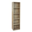 Hoch Holz Bücherregal 5 Regale Wohnzimmer Büro 40x172 cm Darren Katalog