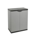 Tord Mehrzweck-Gartenschrank aus Harz mit 2 Türen und Regal Angebot