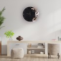 Runde Wanduhr 40cm aus Metall handgefertigt mit tanzenden 3D-Schmetterlingen Ceart Rabatte