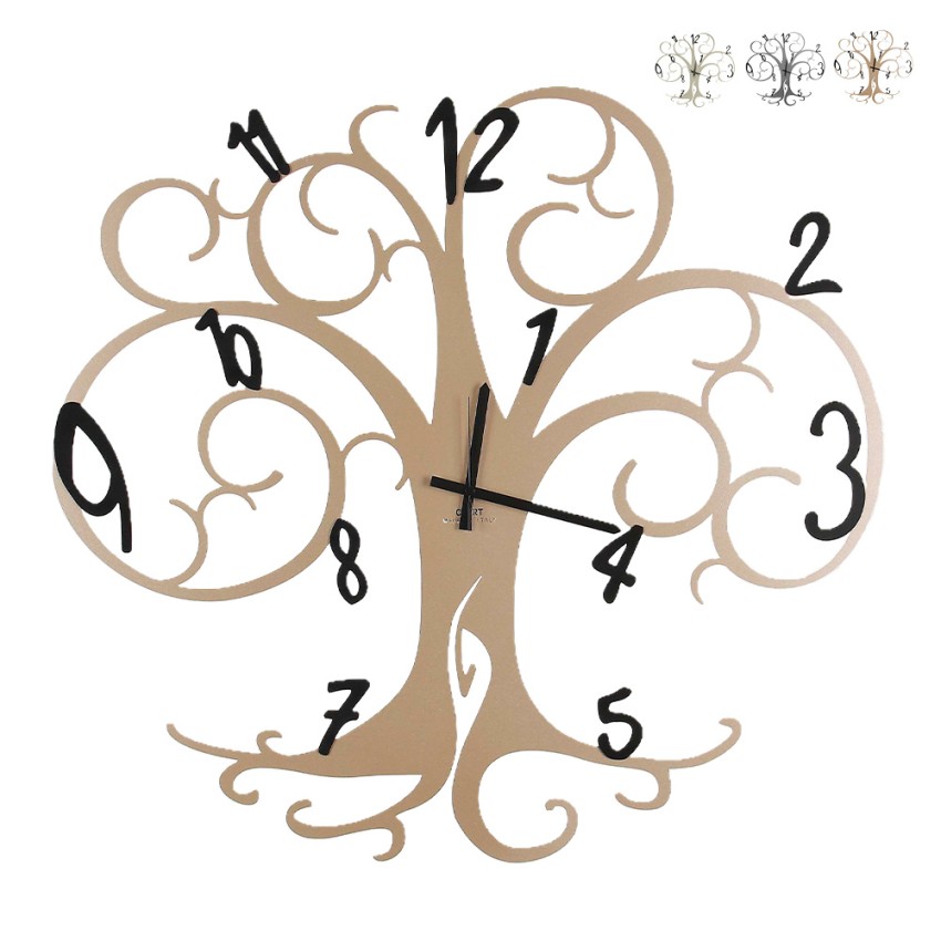 Handgefertigte Wanduhr Albero Della Vita Big 80x75cm Ceart Aktion Handgefertigte Wanduhr Albero Della Vita Big 80x75cm Ceart Aktion