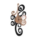 Moderner handgefertigter Metall-Wanduhr Ricciolo Ceart Katalog