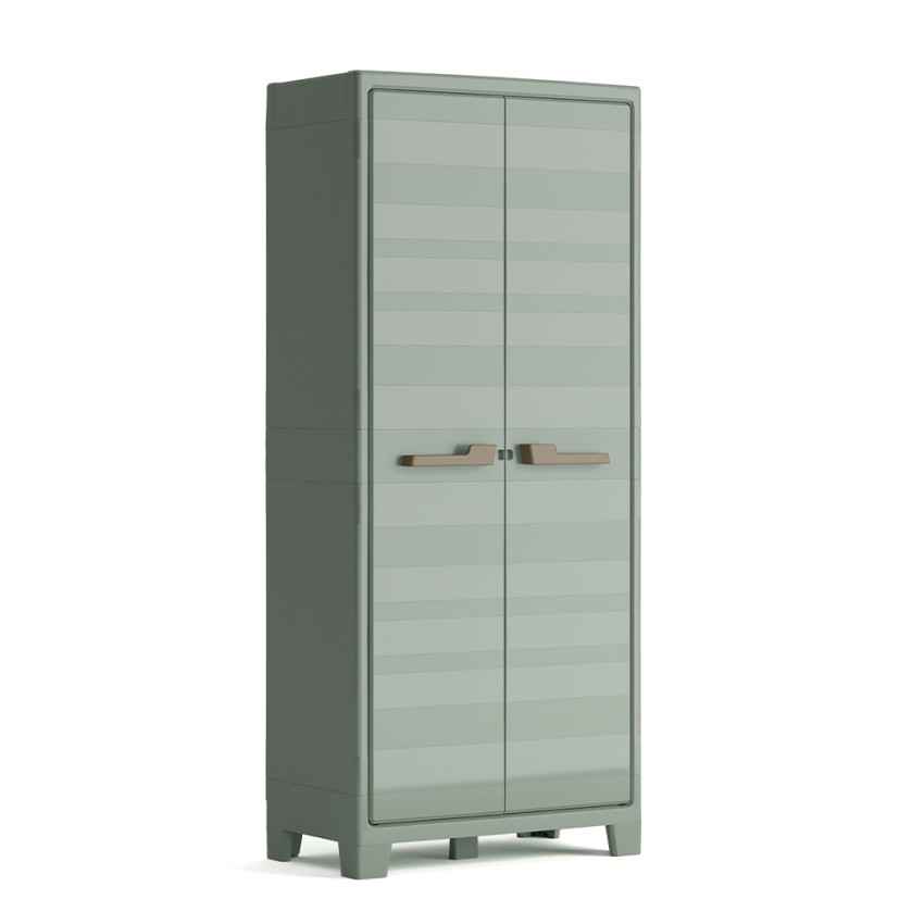 Keter Planet Outdoor Hoher Mehrzweckschrank für den Außenbereich mit 4 verstellbaren Einlegeböden Aktion Keter Planet Outdoor Hoher Mehrzweckschrank für den Außenbereich mit 4 verstellbaren Einlegeböden Aktion