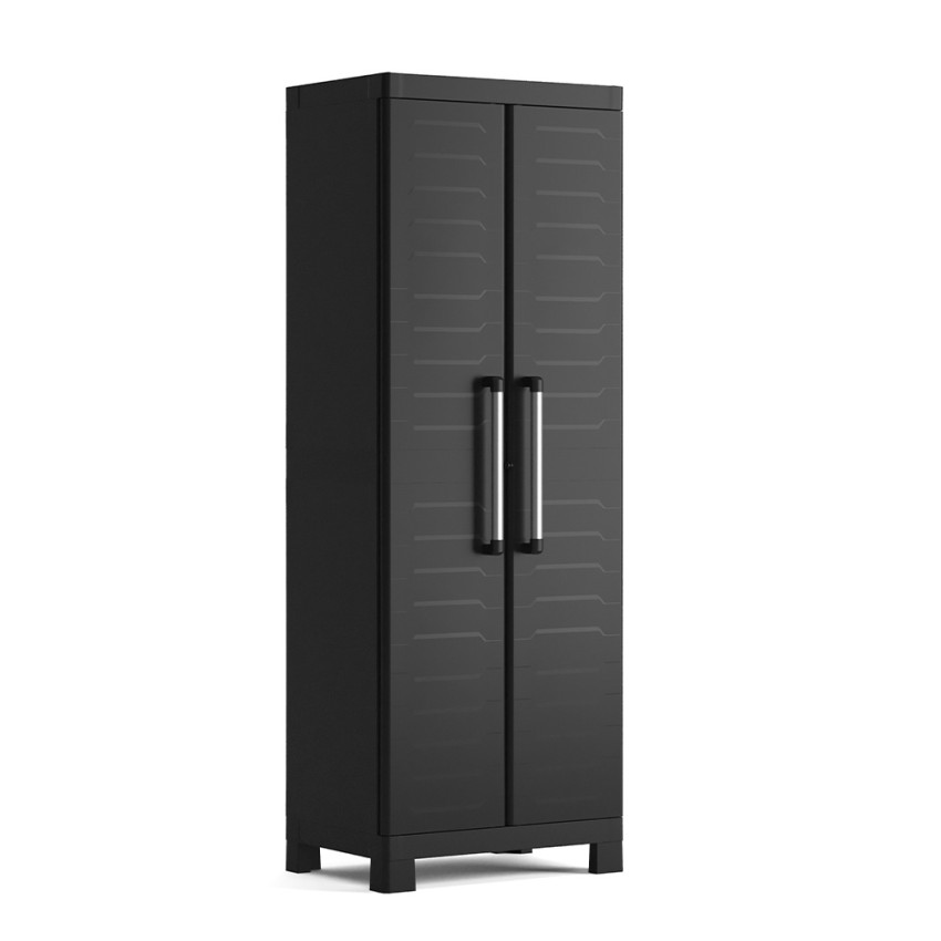 Keter Schrank für Garage, 4 Einlegeböden, schwarz, Modell Detroit Alto Aktion