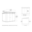 Keter Gartenhaus aus Harz 277x218x226cm Artisan 9x7 K235881 Lagerbestand