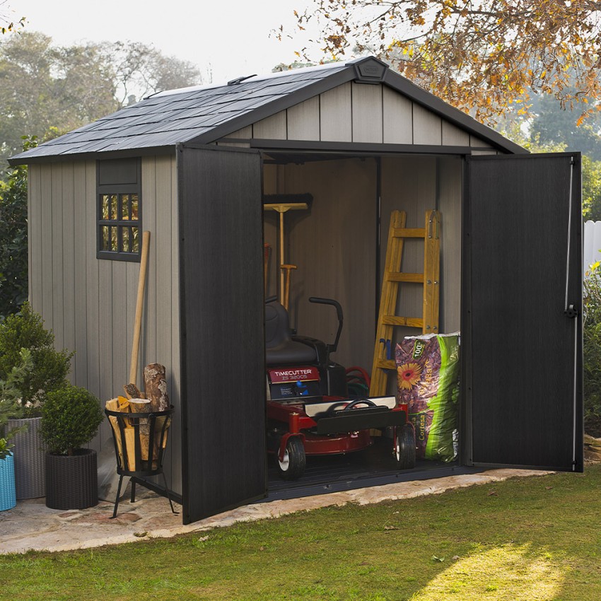 Keter Oakland 759 Gartenhaus aus PVC-Harz 230x287x242cm Aktion Keter Oakland 759 Gartenhaus aus PVC-Harz 230x287x242cm Aktion