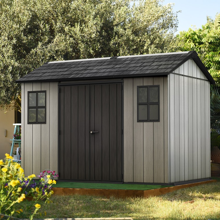 Gartenhaus aus Harz Extra Large 350x229x254cm Oakland Keter 1175SD K230167 Aktion Gartenhaus aus Harz Extra Large 350x229x254cm Oakland Keter 1175SD K230167 Aktion
