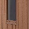 Gartenhaus natürliche Holz-Effekt PVC-Harz 125x184x205cm Darwin 4x6 Keter Eigenschaften
