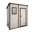 Gartenhaus Geräteschuppen aus PVC 183,5x111x200,5cm Manor Pent 6x4 Keter Rabatte