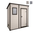 Gartenhaus Geräteschuppen aus PVC 183,5x111x200,5cm Manor Pent 6x4 Keter Aktion