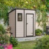Gartenhaus Geräteschuppen aus PVC 183,5x111x200,5cm Manor Pent 6x4 Keter Angebot