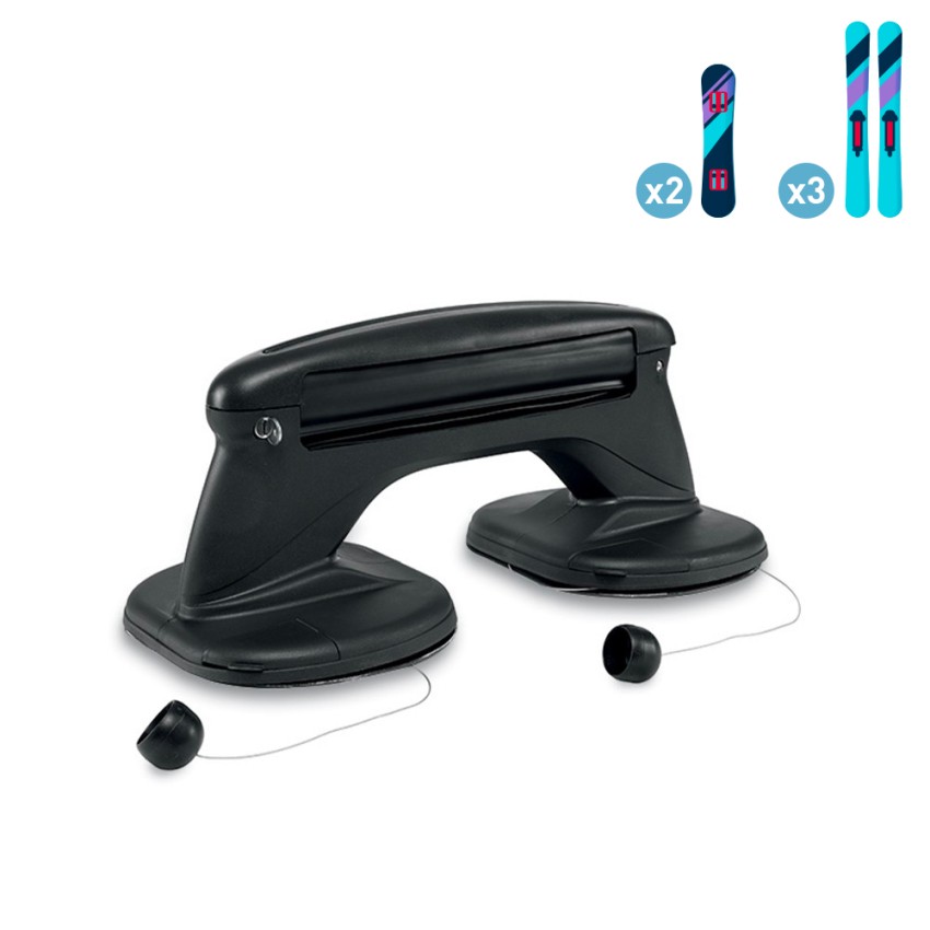 Universaler magnetischer Ski- und Snowboardträger für Autodach Taco Ski & Board Aktion Universaler magnetischer Ski- und Snowboardträger für Autodach Taco Ski & Board Aktion