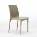 Weiß Quadratisch Tisch und 4 Stühle Farbiges Polypropylen-Außenmastenset Grand Soleil Boheme Love Kosten