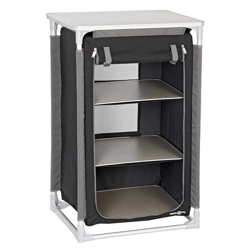 Camping-Schrank Zelt 3 Regalböden multifunktional Azabache LS Brunner Aktion Camping-Schrank Zelt 3 Regalböden multifunktional Azabache LS Brunner Aktion