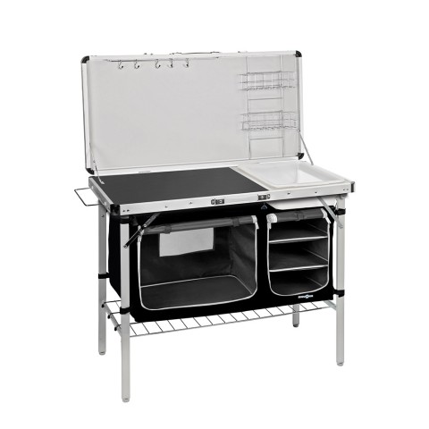 Faltbarer Campingschrank mit Zubehör Drive In Black Brunner Aktion
