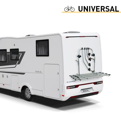 Universeller Fahrradträger hinten für 4 Fahrräder Bici Ok Kompakt Wohnmobil Aktion