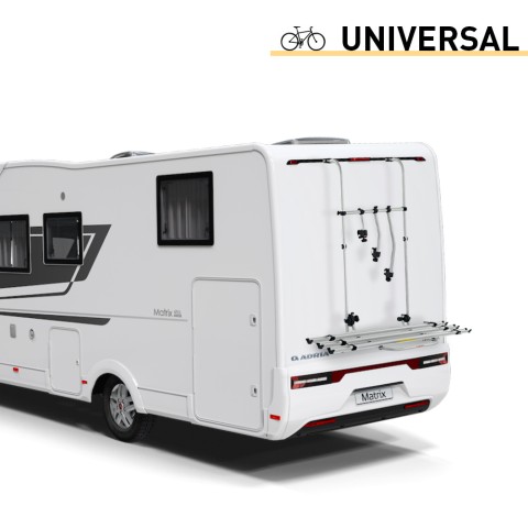 Heckfahrradträger für 3 Fahrräder, verstellbar 95-140 cm, Bici Ok Camper Aktion
