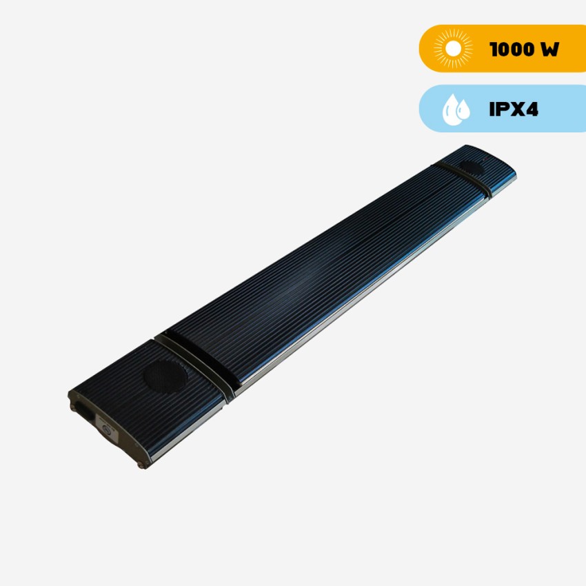 Infrarot-Heizstrahler Bluetooth ohne Lichtemissionen 1000W Lautsprecher Spaik Aktion Infrarot-Heizstrahler Bluetooth ohne Lichtemissionen 1000W Lautsprecher Spaik Aktion