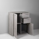 Mehrzweckschrank Büro Wohnbereich mit 2 Fächern und 2 Schubladen Ruj Katalog