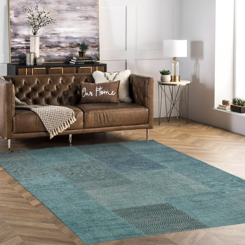 Moderner kurzfloriger rechteckiger Teppich für Wohnzimmer/Küche, grün, TUME01 Aktion Moderner kurzfloriger rechteckiger Teppich für Wohnzimmer/Küche, grün, TUME01 Aktion
