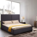 Queen-size Bett Stoff Mit Lattenrost 120x190 Montreux Aktion