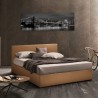 King Komplett Doppelbett mit Bettkasten Stoff Holz Bettrost 160x190 cm Basel Auswahl