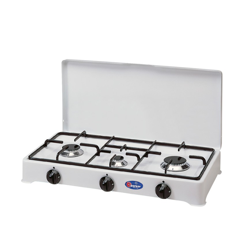 Camping-Gasherd tragbar 3-Flammig 5328BGP CF Parker Aktion Camping-Gasherd tragbar 3-Flammig 5328BGP CF Parker Aktion