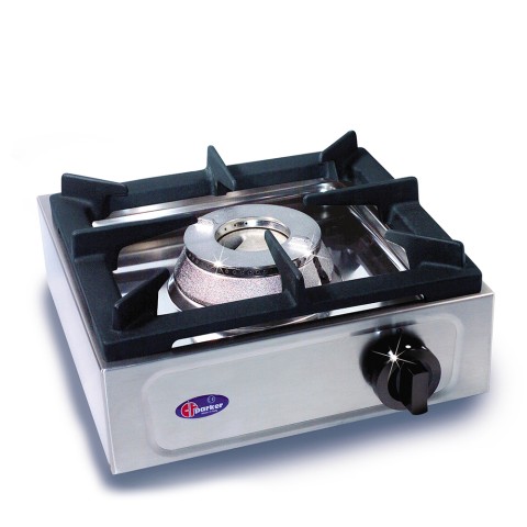 Professioneller Gasherd aus Edelstahl mit 1 Brenner BIG7001F9 Parker Aktion