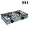 Professioneller Gaskocher 2 Flammen aus Edelstahl BIG5002L3 Parker Verkauf