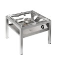 Professioneller Gasherd aus Edelstahl 1 Flamme 14 kW SP6050L Parker Aktion