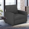 Platzsparendes modernes Design Einzelsessel Bett mit Armlehnen Brooke 