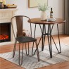 stühle stuhl aus stahl im-stil für bar und küche ferrum one Sales