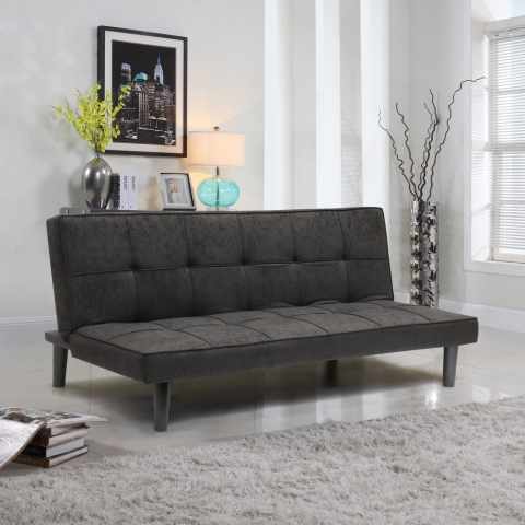 Sofa Schlafsofa Couch Stoff Design 2-Sitzer Haus Büro Wohnzimmer Giada