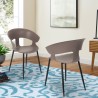 Stuhl im modernen Design aus Metall und Polypropylen für Küche Bar Restaurant Evelyn Verkauf