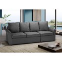 Modernes 3-Sitzer-Schlafsofa Lapislazzuli mit Abnehmbarem Bezug 
