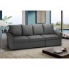 Modernes 3-Sitzer-Schlafsofa Lapislazzuli mit Abnehmbarem Bezug 