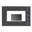 Moderne Wohnwand TV-Schrank Vitrine Hängeschrank Note Ledge Sales
