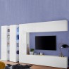 Weiße Wohnwand Hängeschrank TV-Möbel 3 Schränke Joy Trio Aktion