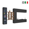 Moderne Hängende TV-Wand mit Vitrine und Bücherregal Femir RT Verkauf