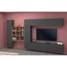 Moderne Hängende TV-Wand mit 2 Schränken und Regal Ferd RT Katalog