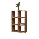 Moderne Wandregal Holz mit 6 Regalböden 60x90x25cm Roderik M Angebot