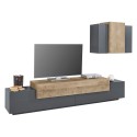Moderne TV-Wandhalterung schwarz Holz Stady AP Angebot