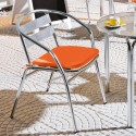 stapelbarer Aluminium Gartenstuhl Sunday mit Armlehnen für Garten Bar oder Restaurant Katalog