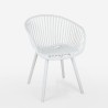 Moderner Stuhl mit Armlehnen für Esszimmer, Garten, Küche Philis Kosten