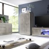 Hohe Anrichte Sideboard Küche aus Holz mit 4 Türen Novia Pc Basic Aktion