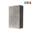Hohe Anrichte Sideboard Küche aus Holz mit 4 Türen Novia Pc Basic Verkauf