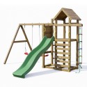 Kinderspielplatz Garten mit Rutsche, Klettergerüst, Spielhaus und Schaukeln Mixter Angebot