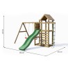 Kinderspielplatz Garten mit Rutsche, Klettergerüst, Spielhaus und Schaukeln Mixter Auswahl