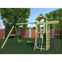 Klettergerüst Garten Kinder mit Seil, Rutsche und Schaukeln Gaia Katalog